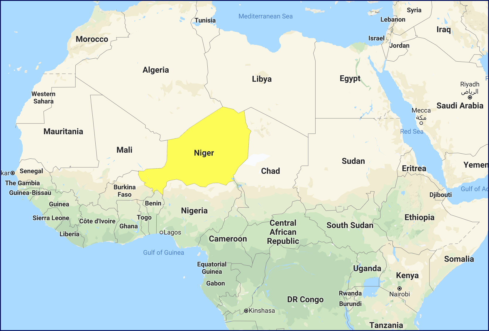 النيجر بحر من اليورانيوم وجبل من ذهب